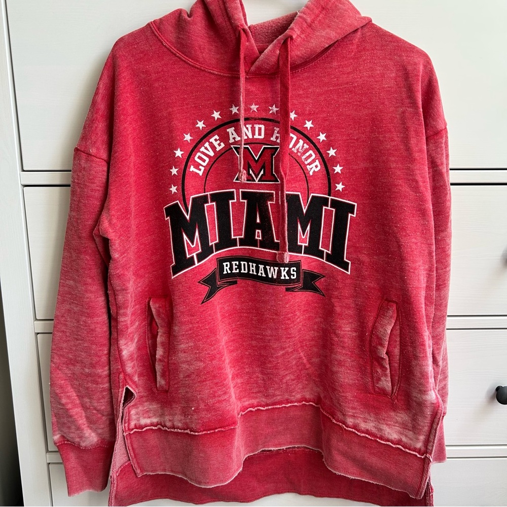 Red Miami Redhawks Hoodie